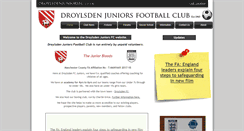 Desktop Screenshot of droylsdenjuniorsfc.co.uk